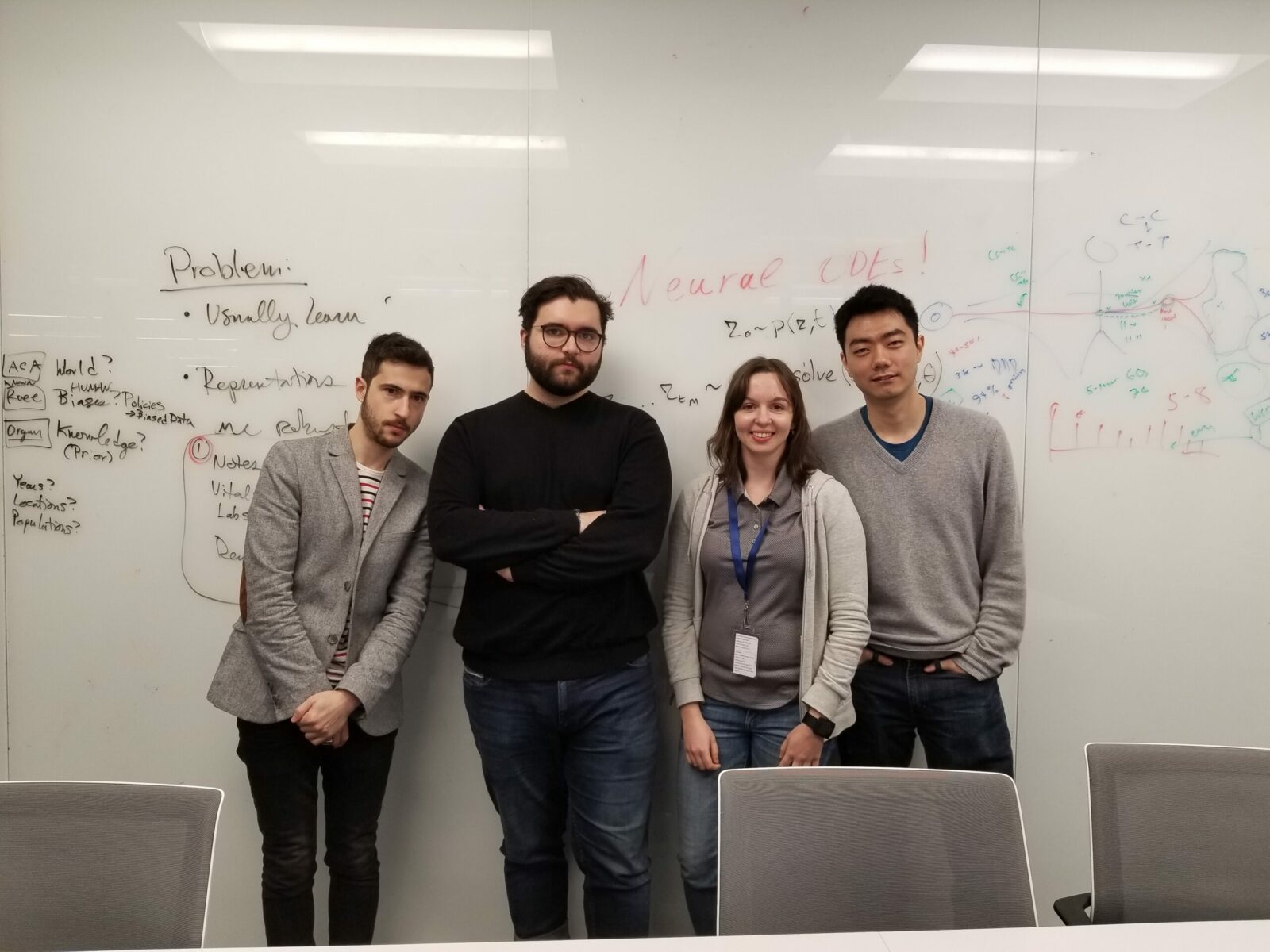 Group infront of whiteboard