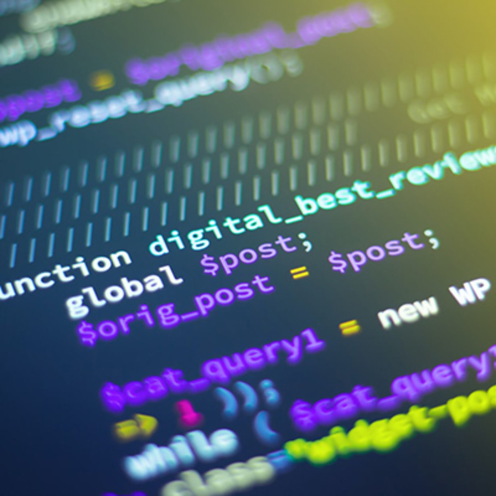 lines of code graphic